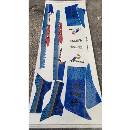 Striping Stiker Yamaha Fizr Desain Mandalika