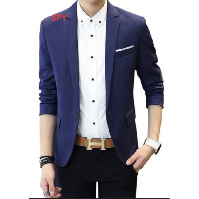 Jas Pria Warna Navy/Jas Warna Biru Dongker