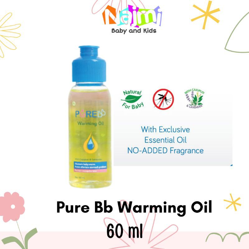 PureBB Warming Oil 60ml / Pure BB Baby Minyak Telon Exclusive