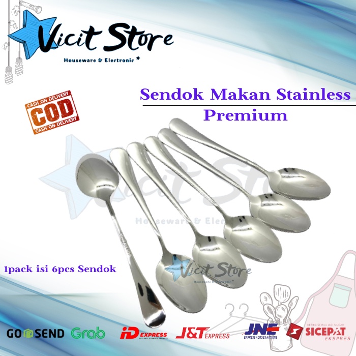 Sendok Makan Premium Stainless (6pcs)