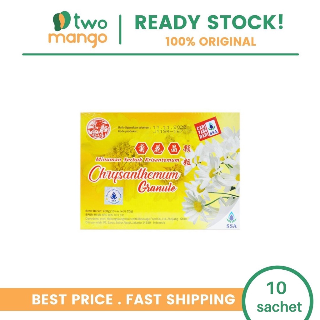 

CHRYSANTHEMUM GRANULE 10'S MINUMAN SERBUK KRISANTEMUM | menjaga kesehatan tubuh , Mengurangi Flu