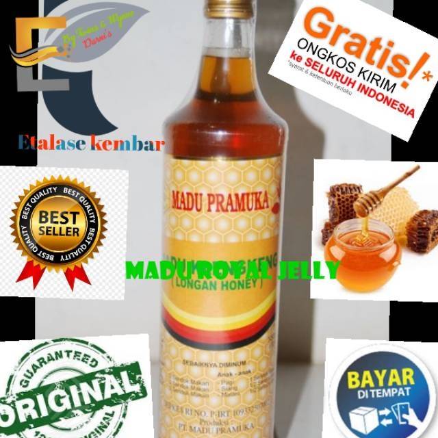 

Madu Royal jelly 650ml dari Madu Pramuka