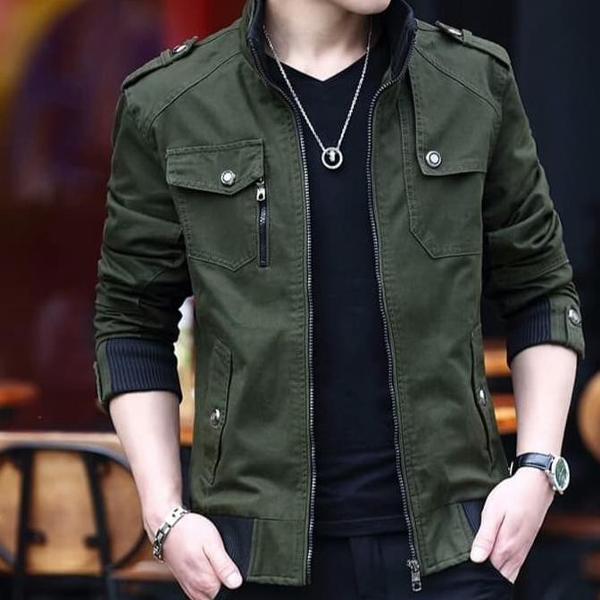 JAKET COWOK jaket bomber fashion pria korea