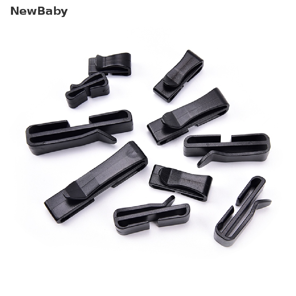 Newbaby 5pcs Klip Gesper Plastik Taktis Untuk Strap Webbing Tas Backpack outdoor