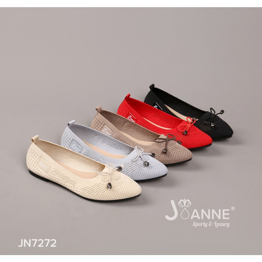 JOANNE FlyKnit Flat Shoes Pita #JN7272 ORIGINAL