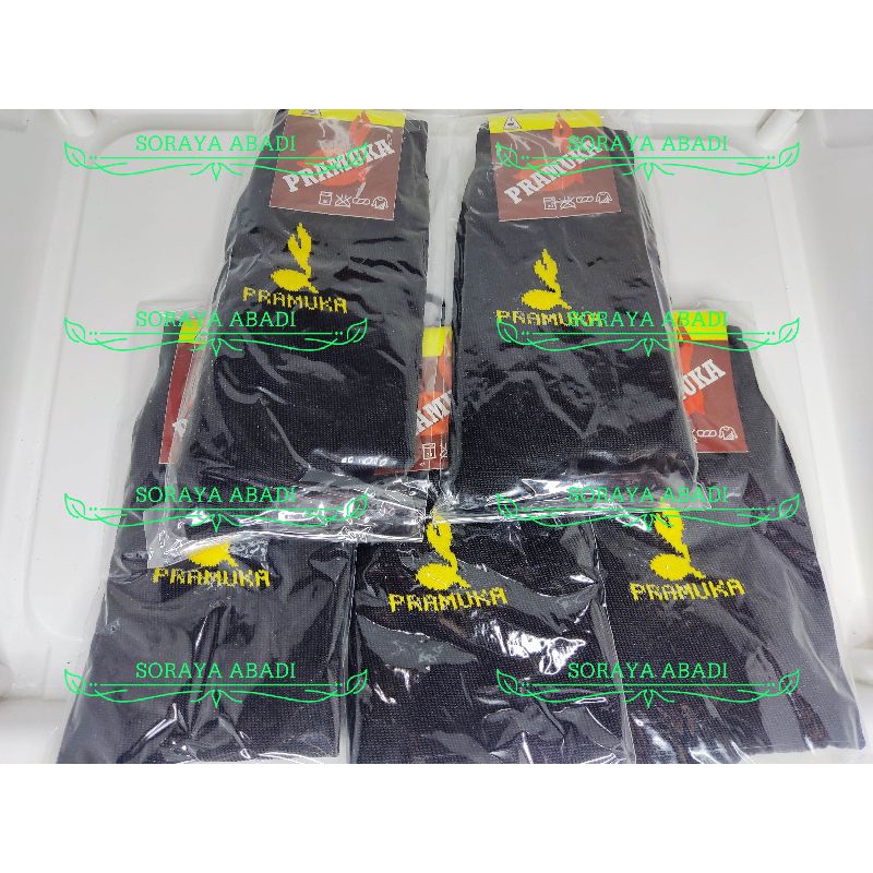 KAOS KAKI PRAMUKA BAHAN SPANDEK TEBAL ANTI MELAR