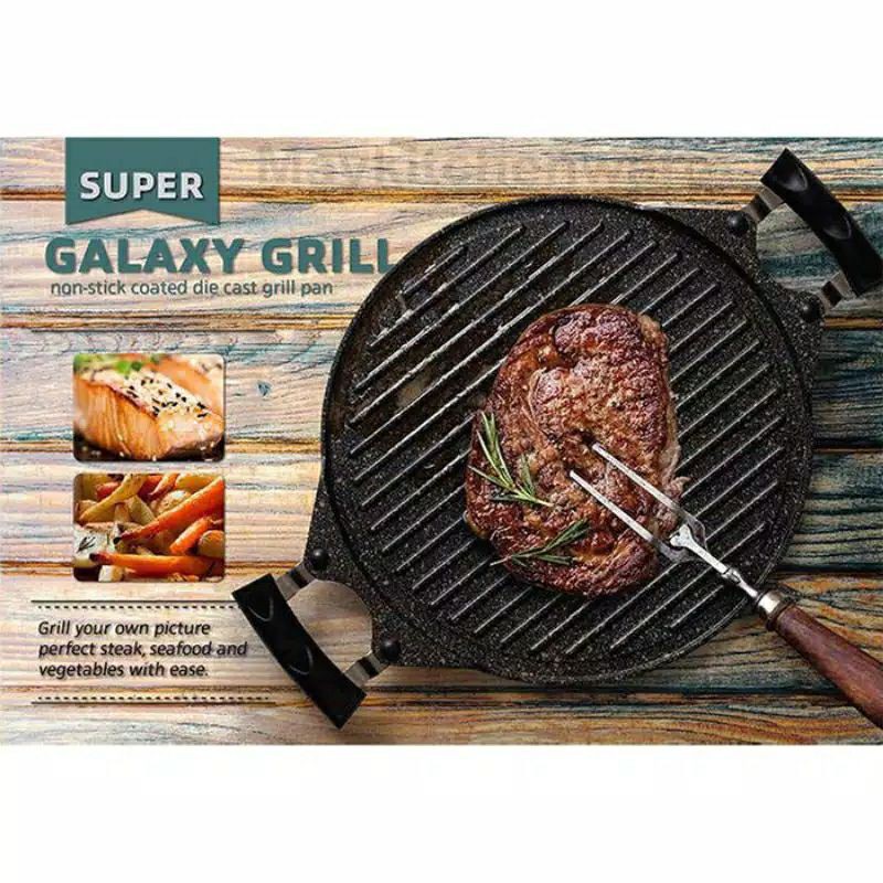 Grill pan bulat 30-Cm