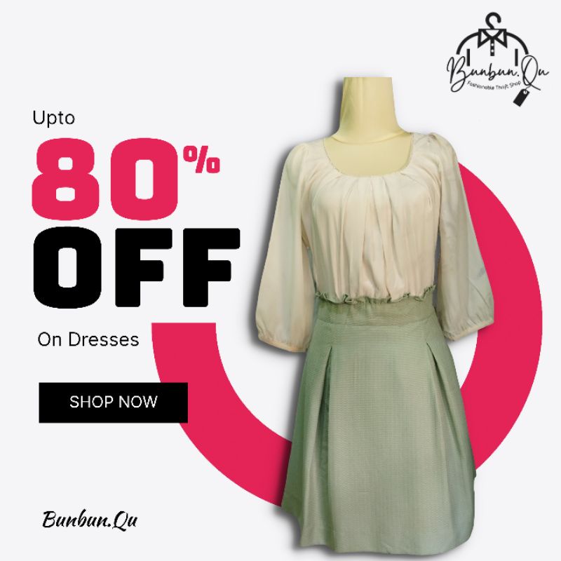 PL Dress vintage/dress preloved/preloved baju/thrift dress/baju preloved wanita/korean dress vintage