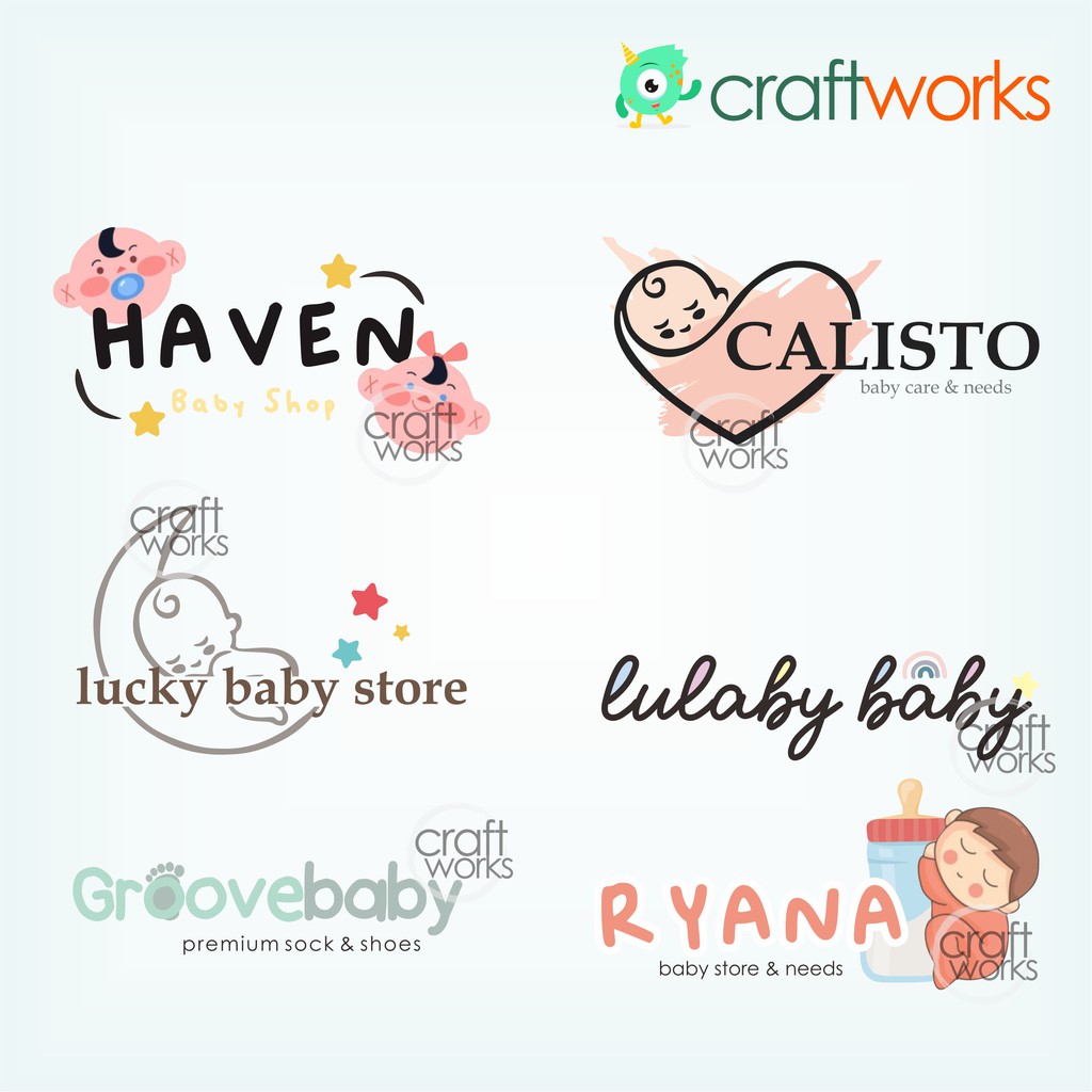 JASA DESIGN LOGO UNTUK BABY SHOP