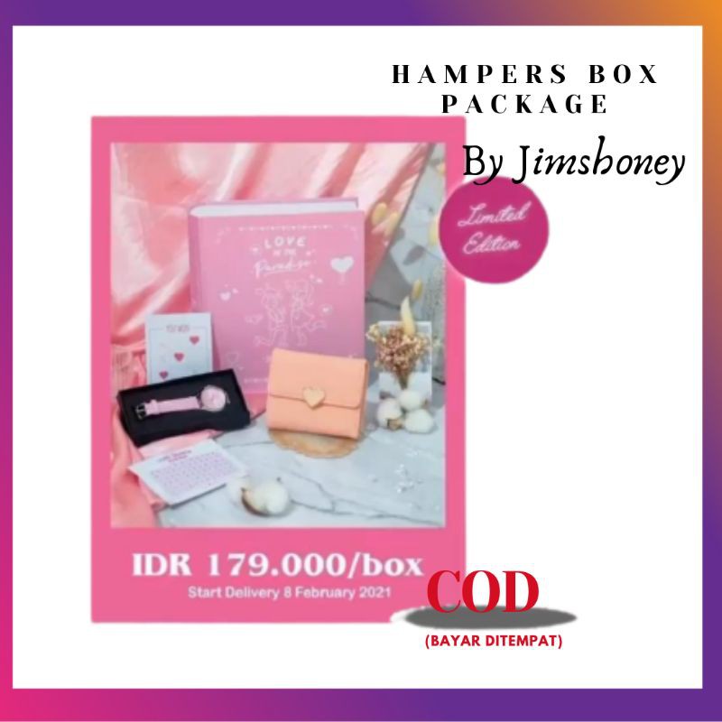 

Hampers Valentine Jimshoney Box Kado Ulang Tahun / Wedding Give