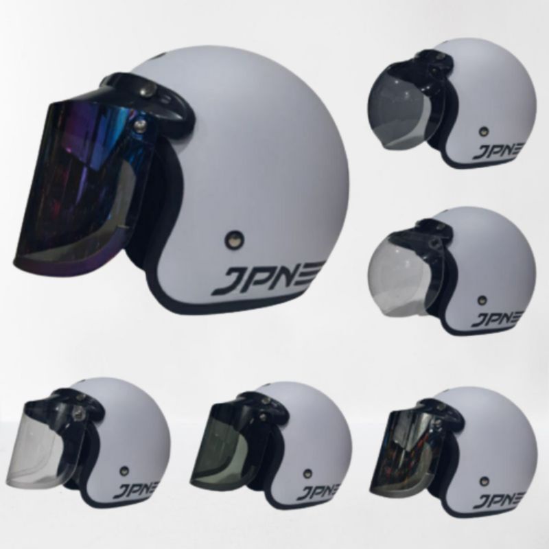 Helm jpn putih dof ORIGINAL ((COD))