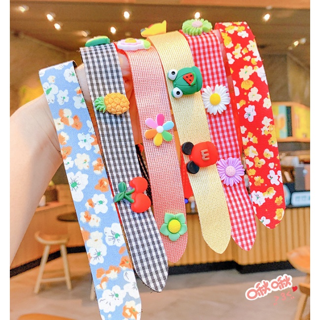 BANDO ANAK KOREA BANDANA ANAK STRAP MOTIF 3D AKSESORIS RAMBUT LUCU ANAK BAYI BALITA AK26