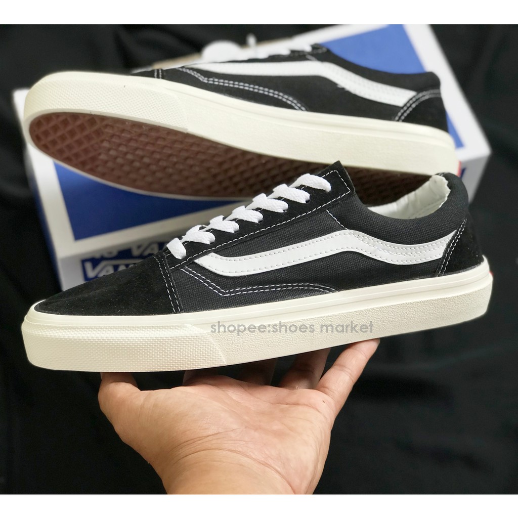 VANS OLDSKOOL OG BLACK WHITE LX IVORY