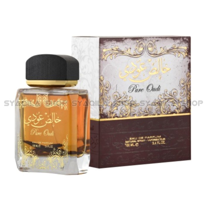 Parfum Ori Lattafa Pure Oudi Minyak Wangi Pria Wanita Tahan Lama 100ml