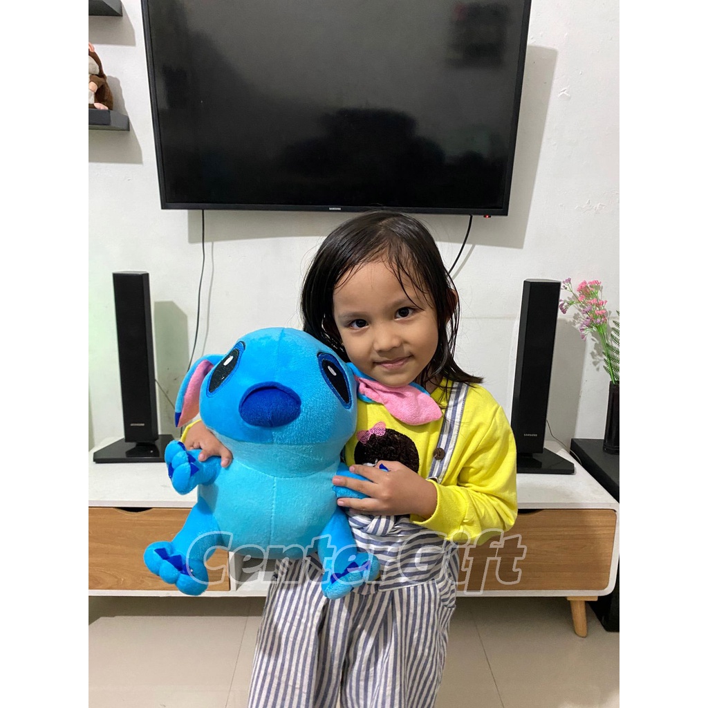 Boneka Stitch Sedang / Tanggung Bahan Halus 30CM