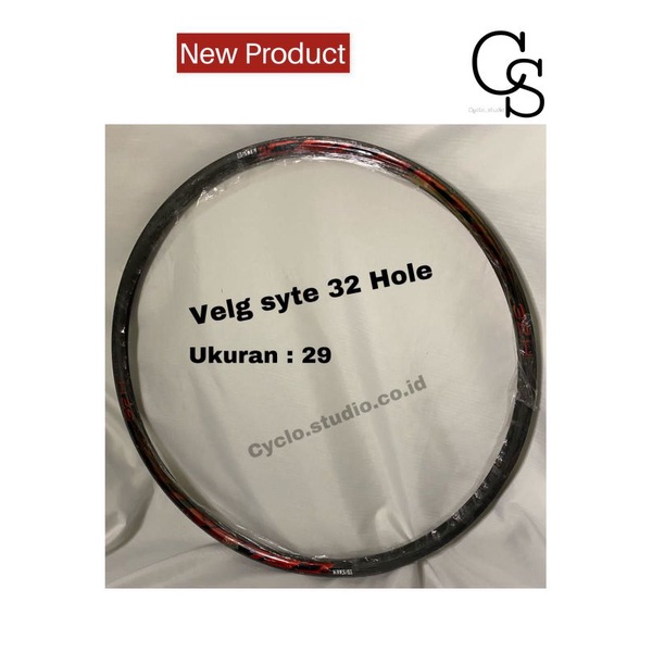 Velg Rims Rim Sepeda merk Syte D581 Ukuran 29 700 700c Hole 32 32H Double Wall Alloy