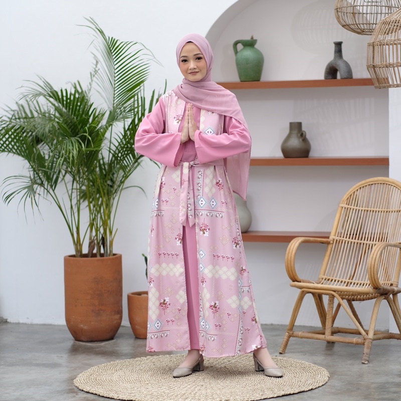 GAMIS COUPLE IBU DAN ANAK GAMIS ABAYA KIRANA GAMIS [Harga Terpisah]