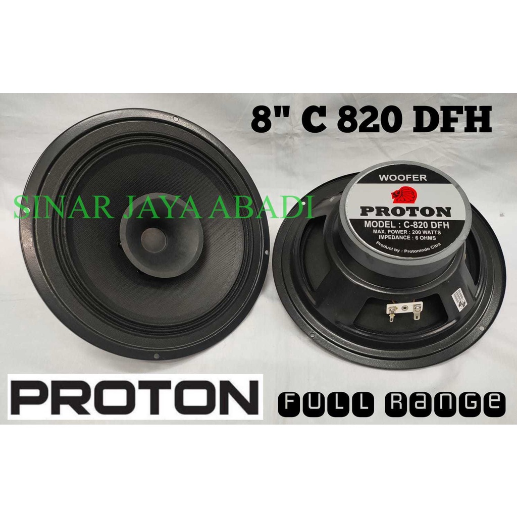 SPEAKER FULLRANGE 8 Inch PROTON C-810 DFH  200 WATT