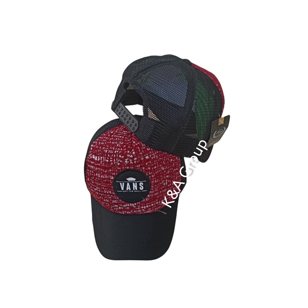 NEW PROMO TOPI trucker jaring VANS pria dan wanita model baru / topi pria distro original keren/ topi cowok kekinian model jaring bisa (COD)