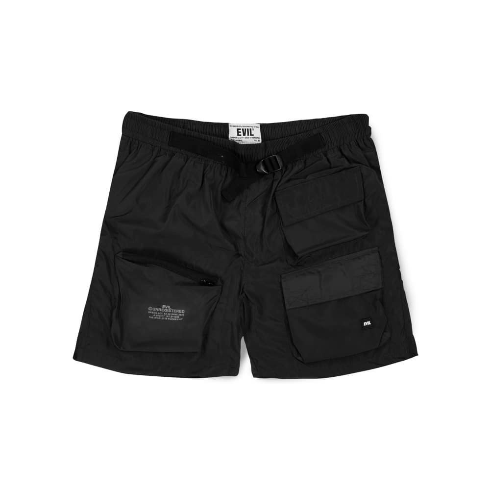 CELANA PENDEK PRIA DAN WANITA EVIL ARMY HOOPS BANJARMASIN "TREE NINE BLACK"