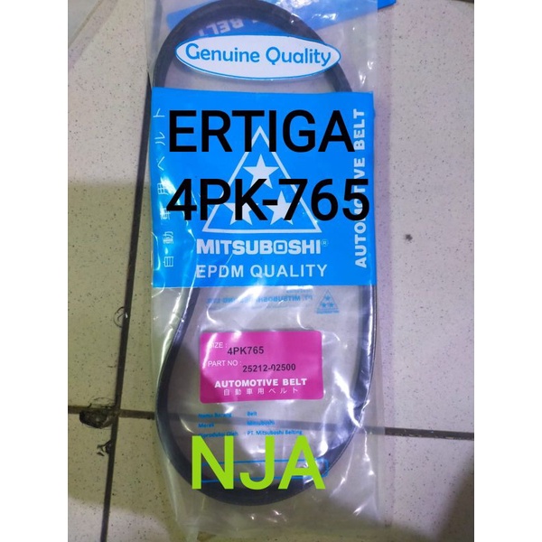 fan van v belt Tali kipas 4pk-765 Ertiga atoz 1.1cc 4pk765
