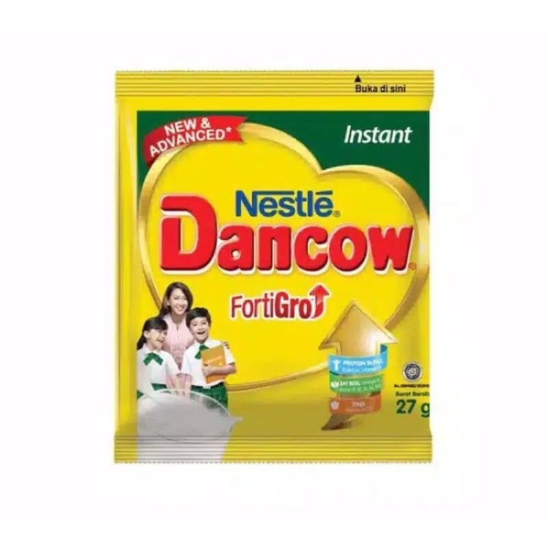 

susu bubuk dancow saset sachet 27gram