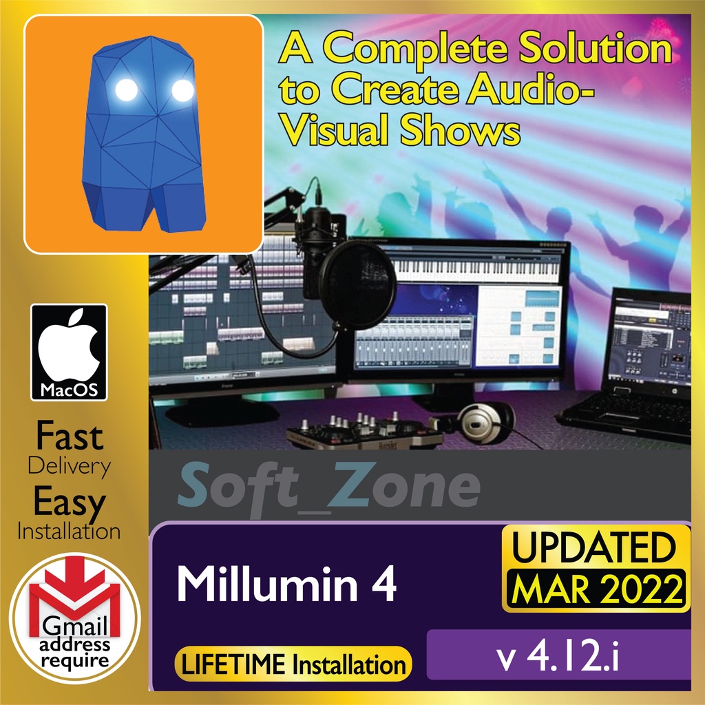 

Mllmn 4 v4.12. - Cmplt Sltn t Crt Ad Vsl Shws [mcOSX BgSr | Mntry Spprt]- Dgtl Dwnld