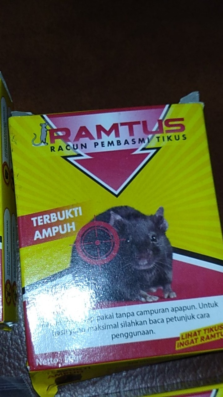 Racun Tikus Ramtus Asli Alami Mati Kering Tidak Bau Pembasmi Pengusir Tikus Super Paling Ampuh 1pack