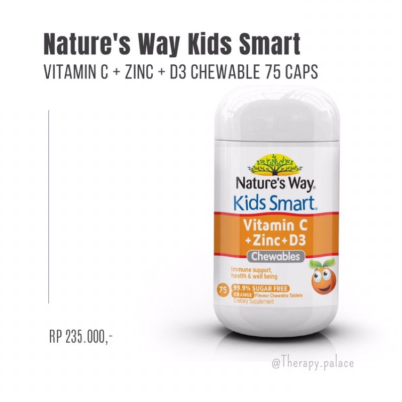 Nature’s Way kids Vit C + Zinc + D3