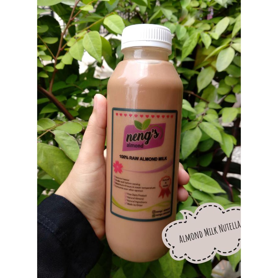 

0e5v susu almond milk nutella susu asi booster alami homemade 500ml 382i