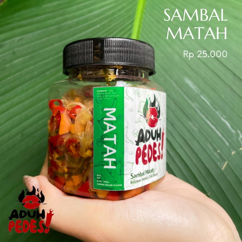 

SAMBAL MATAH “ADUH PEDES”