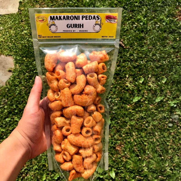 

MAKARONI PEDAS GURIH ALA SNAKING Netto 90gr