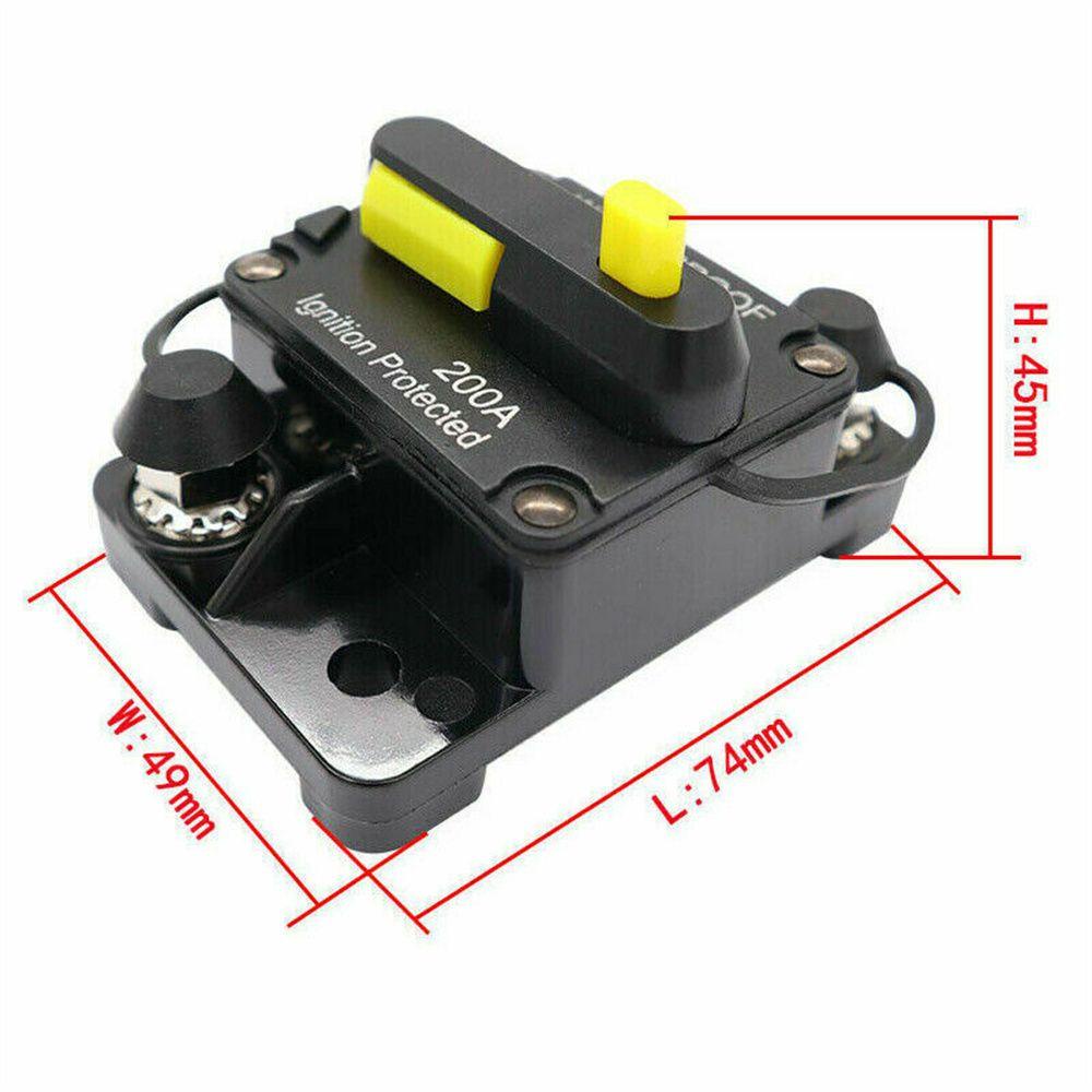 Preva Car Circuit Breaker 12V-48V Pelindung Sirkuit Jok Pengaman Perahu Mobil