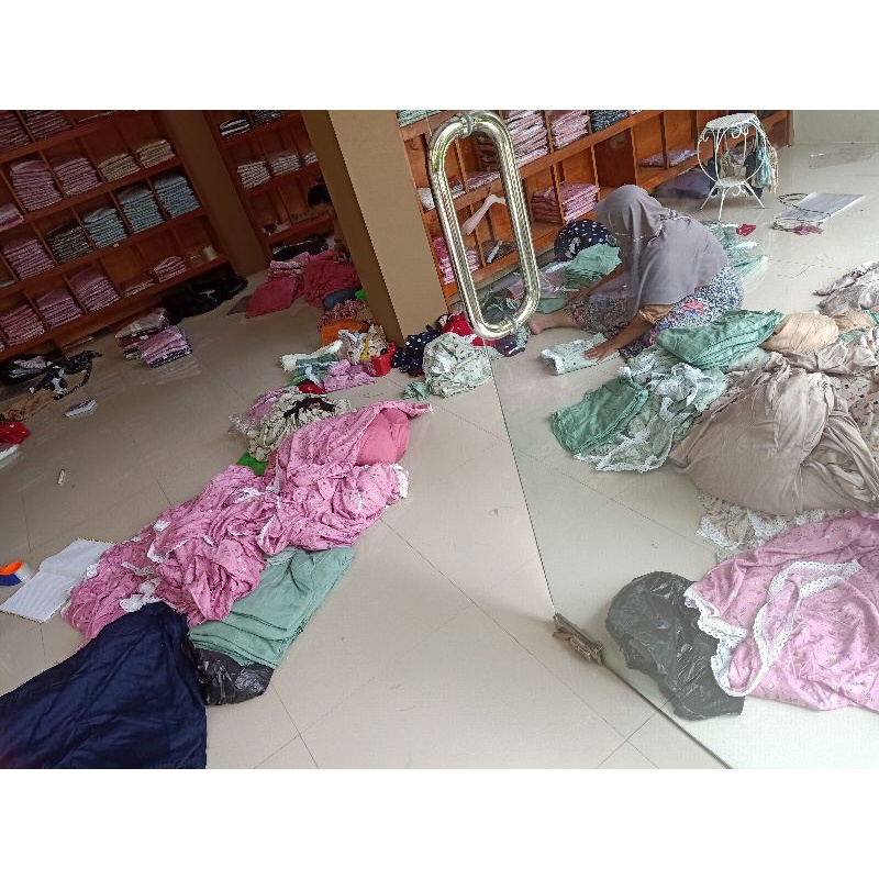 Mukena Rayon Jumbo ( Rayon Printing ) Free Tas Kerut Kening