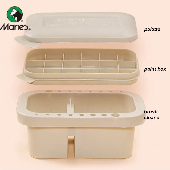 

Maries 3in1 Brush Washer Bucket 51013 / Tempat Cuci Kuas Ukuran 133mm