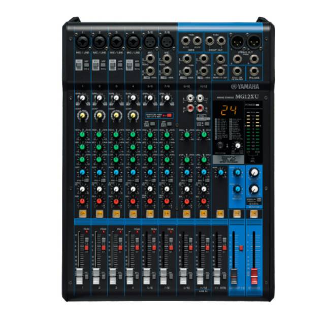 Audio Mixer Yamaha Mg 12 Xu Mg12xu Mg 12xu Shopee Indonesia