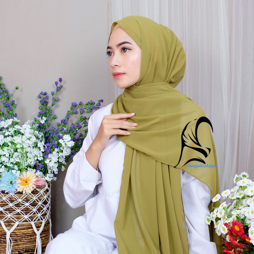 PASHMINA TALI&KARET CERUTY 180x75 CM KATALOG 2-Olive(180x75)