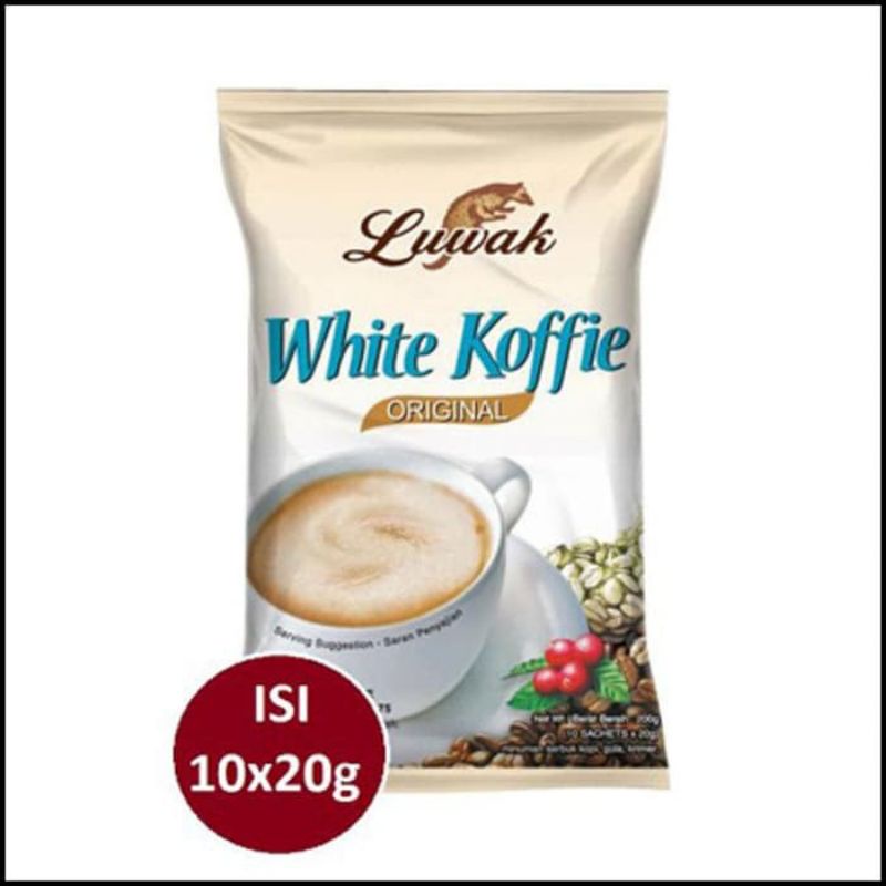 

luwak white coffee isi 10x20gr