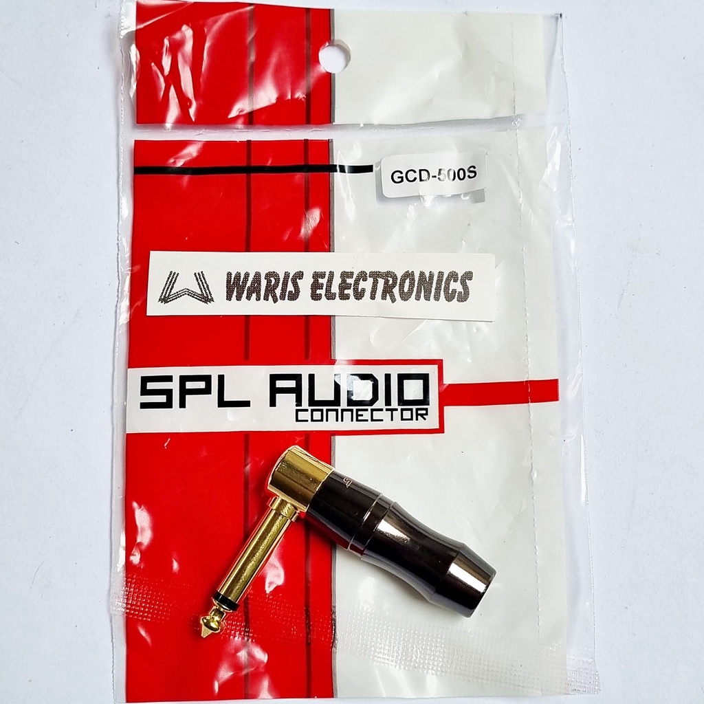 Jack Akai SPL Audio 6,5mm Mono L Shape Kuningan