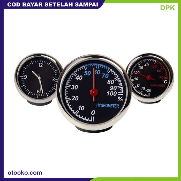 Car Hygrometer Cek Lembab Mobil Display Pajangan interior Kabin Mobil