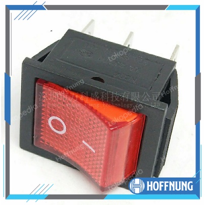 Saklar Switch ON OFF KCD4 Kaki 6 Merah