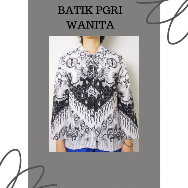 Jual BAJU SERAGAM PGRI WANITA  KEMEJA PNS PANJANG SERAGAM PNS - XXL Berkualitas