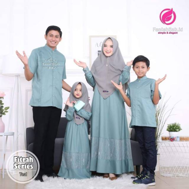 FITRAH TEAL // FITRAH SERIES FANIA HIJAB / SARIMBIT FANIA HIJAB