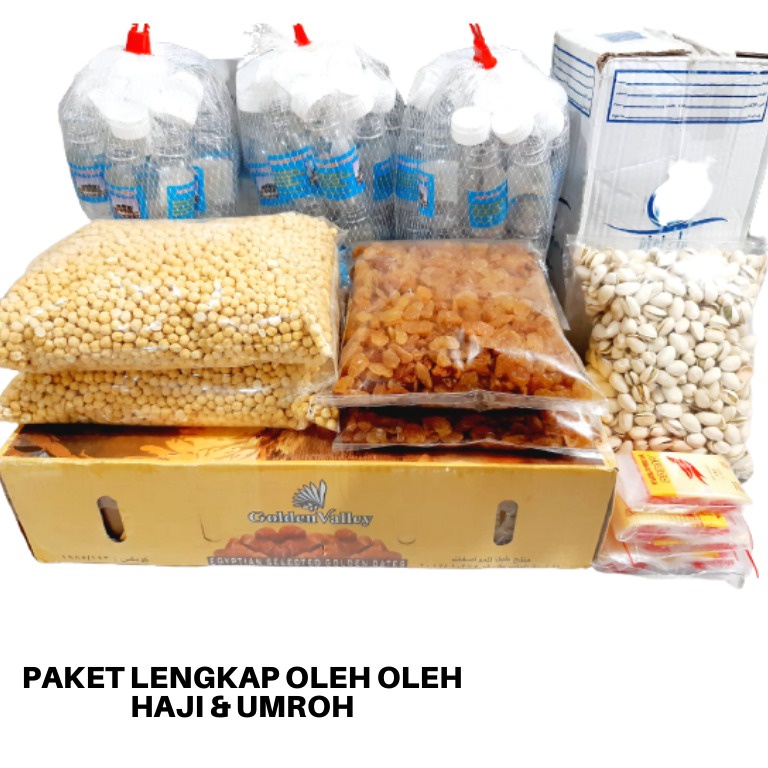 

Paketan Oleh-Oleh Haji dan Umroh Lengkap Mesir / Oleh-Oleh Haji dan Umroh / Souvenir Haji Lengkap / Kacang Arab /Kismis Manis / Oleh-Oleh Murah
