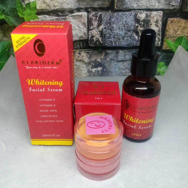 Paket Cream Clariderm (Cream &amp; Serum Clariderm 30ml)