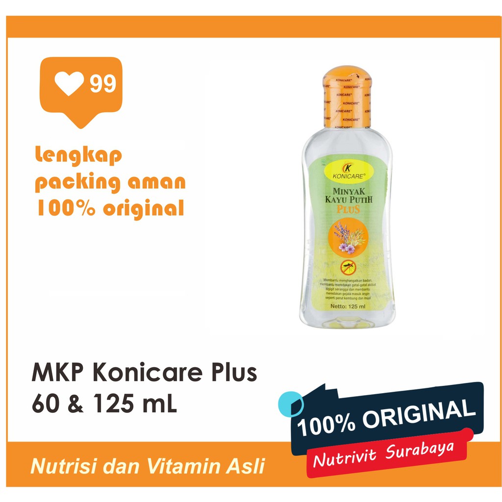 Konicare Minyak Kayu Putih Plus 60 &amp; 125 mL