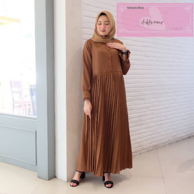 Gamis Nessa Maxy/Gamis Muslimah/Gamis Trendy/Gamis Daily