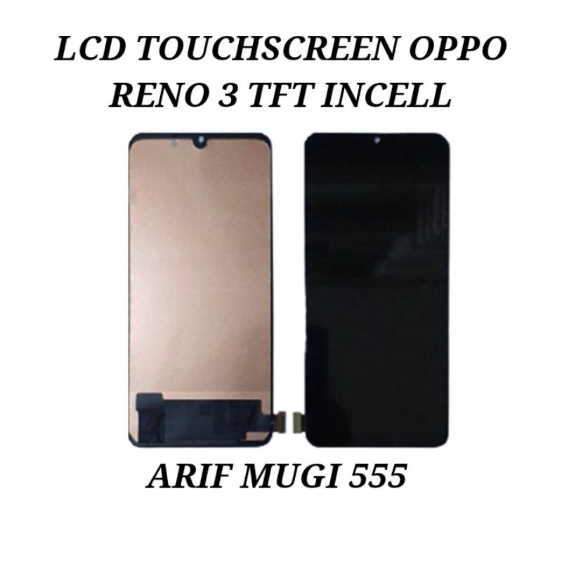 Lcd oppo Reno 3 TFT Non Finger Fullset Touchscreen Original