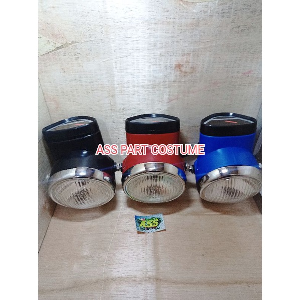Lampu depan astra s90-headlamp lampu depan honda astra s90 komplit dengan spidometer