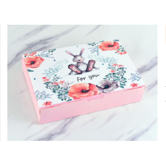

JGO hampers box pink rabbit / kotak gift box lucu cute import